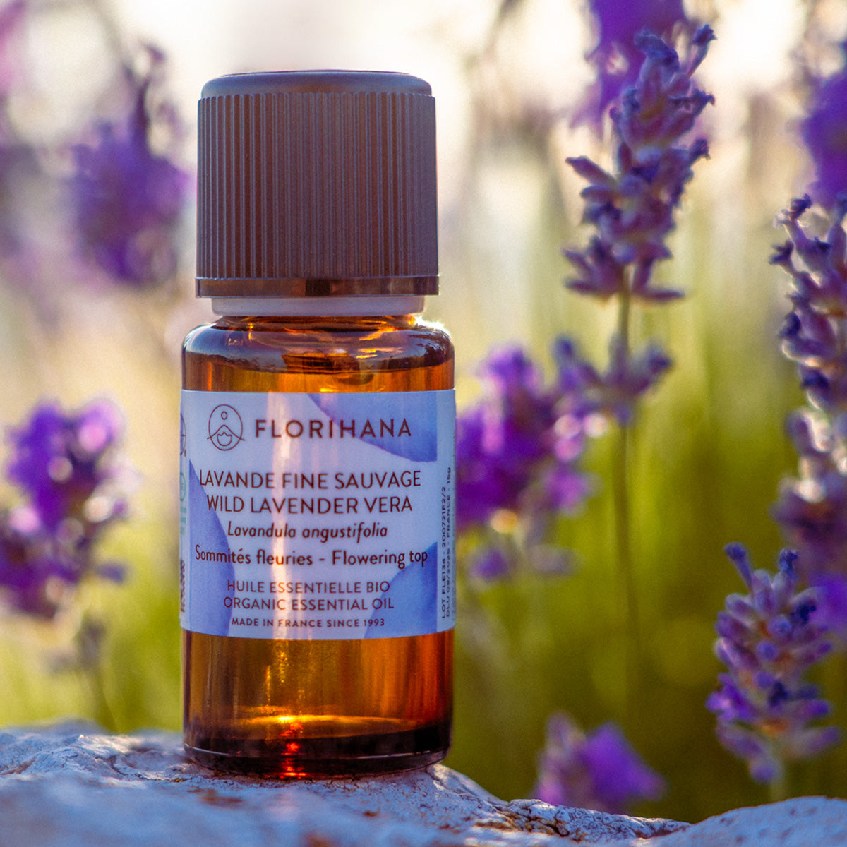 FLORIHANA ラベンダー精油 10ml ラベンダーベラワイルド（野生種の真正ラベンダー・オーガニック